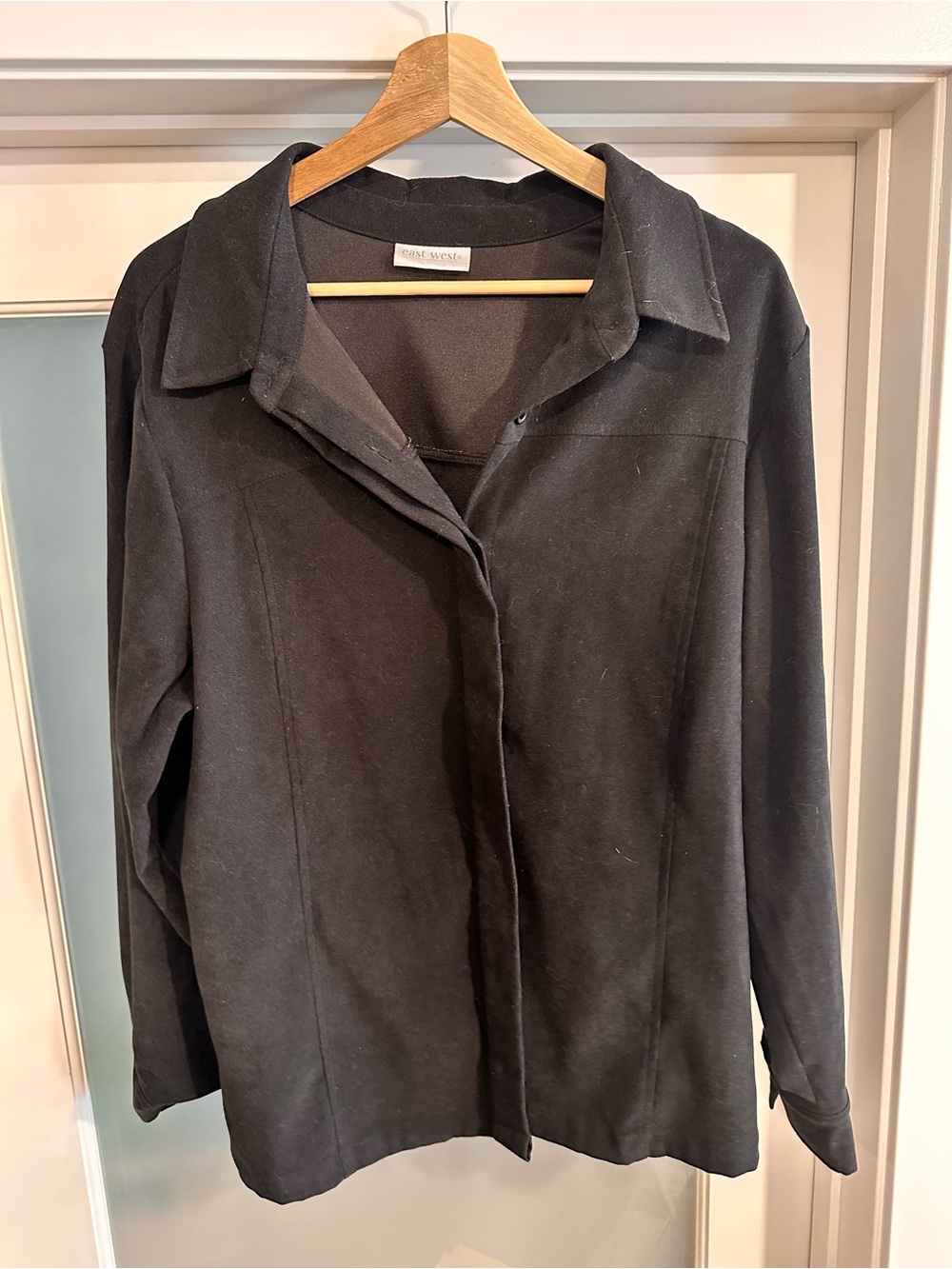 East West Vintage Classic Black Women's Blazer/Over shirt